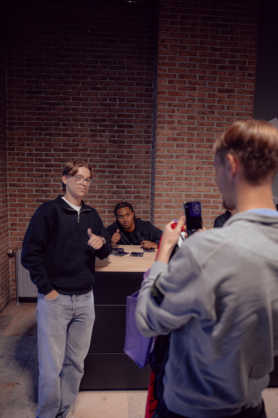 Signing session - Aasgaard & Onia Seke