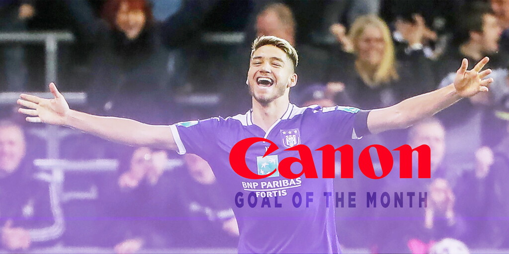 Jouw Canon Goal of the Month February: Antoine Colassin | RSC Anderlecht
